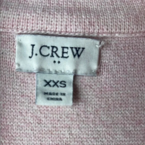 J. Crew Factory Knit Pink Blazer Tailored Minimalist Design, XXS. - Picture 2 of 4
